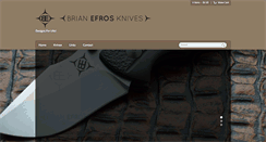 Desktop Screenshot of brianefrosknives.com