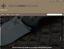 Tablet Screenshot of brianefrosknives.com